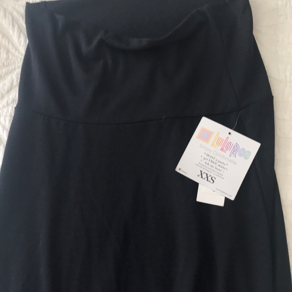 Lularoe black maxi skirt xxs